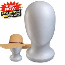 Foam Mannequin Head Wig Hat Display Stand Styrofoam Dummy Salon Training