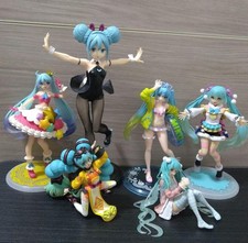 Hatsune Miku Figure Lot 6 Pieces Collectible Anime Figures Authentic Japan