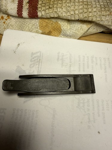 German 98k Rifle Rear Sight Ramp And Spring