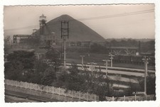 CPSM 62 Glacée - LENS : FOSSE 4 et TERRIL (PAS-de-CALAIS) ÉCRITE - FORMAT CPA