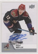 2020-21 Upper Deck AHL Auto Kevin Roy #33 Auto 4om
