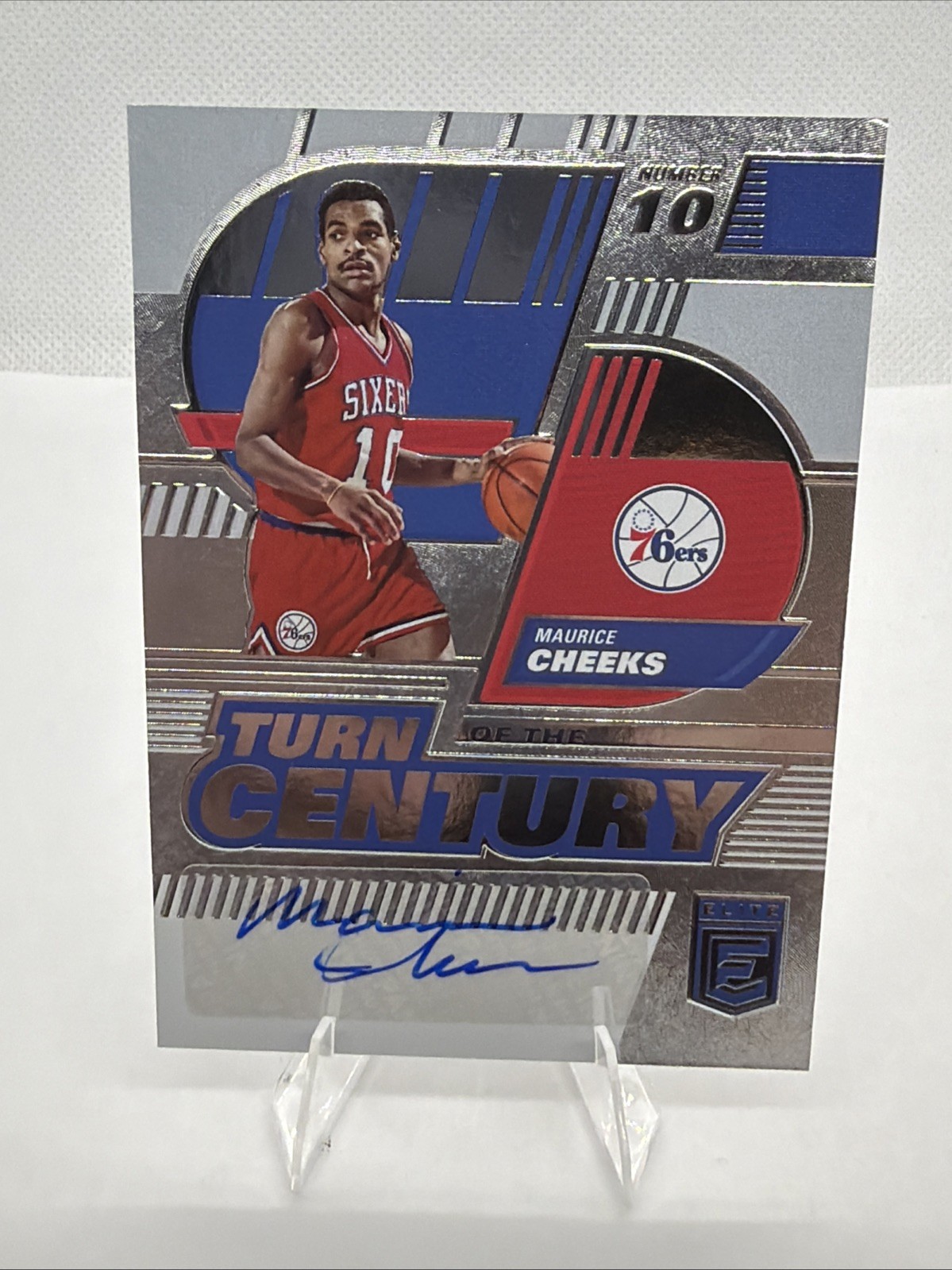 2022-23 Donruss Elite - Turn of the Century Signatures Maurice Cheeks HOF 76ers