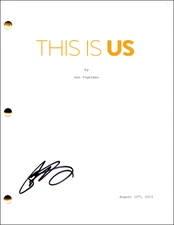 Justin Hartley Signed Autograph This is Us Full Pilot Script Screenplay - Kevin