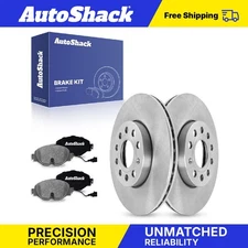 Front Brake Rotors Ceramic Pads for VW Jetta GTI e-Golf SportWagen Audi A3