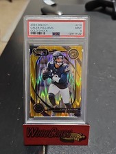 2024 Select Caleb Williams Gold Shock /10 Rookie PSA 9 Club Level POP 1 Mega