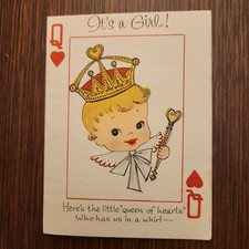Vintage 50s Birth Announcement