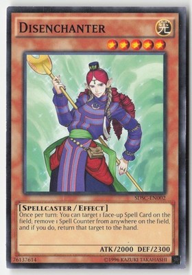 Yugioh - Disenchanter SDSC-EN002 Unlimited - Structure Deck: Spellcaster's Comma