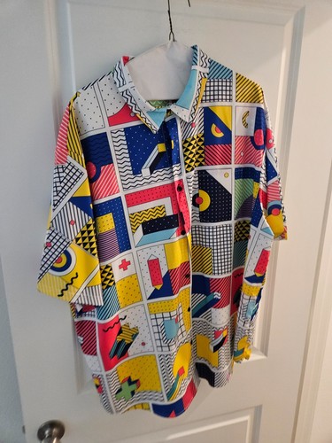 CAMISA HOMBRE MANGA CORTA ESTILO RETRO AÑOS 80, TALLA XXL, VER FOTOS - Imagen 2 de 24