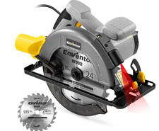 Enventor Circular Saw 1400W 6000RPM 240v Mains Electric with Laser Guide Max NEW
