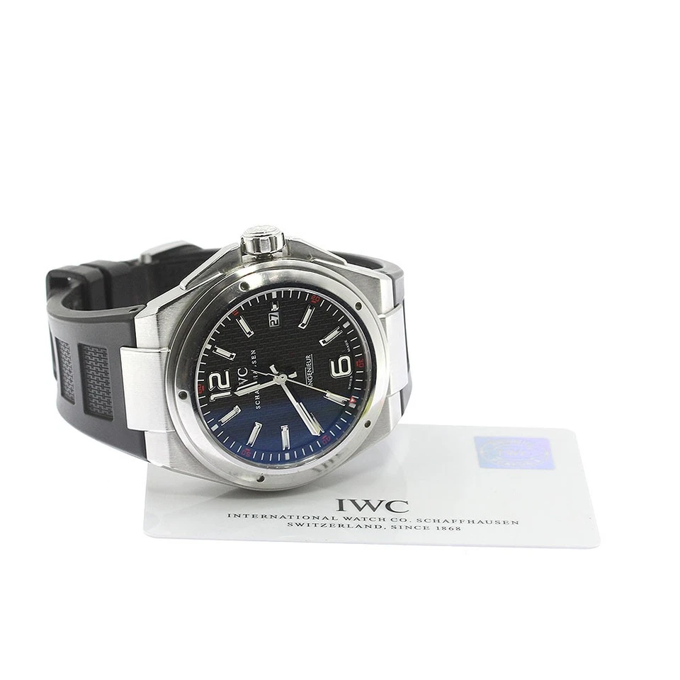 Reloj automático para hombre IWC SCHAFFHAUSEN Ingenieur IW323601 fecha esfera negra_772986 Foto 2 de 4