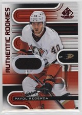 2022 Upper Deck SP Game Used Authentic Rookies Red Jersey Pavol Regenda #213 8yu