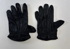 Hugger Women’s Leather Motorcycle Gloves Black Full Gauntlet XXL Riding Gear