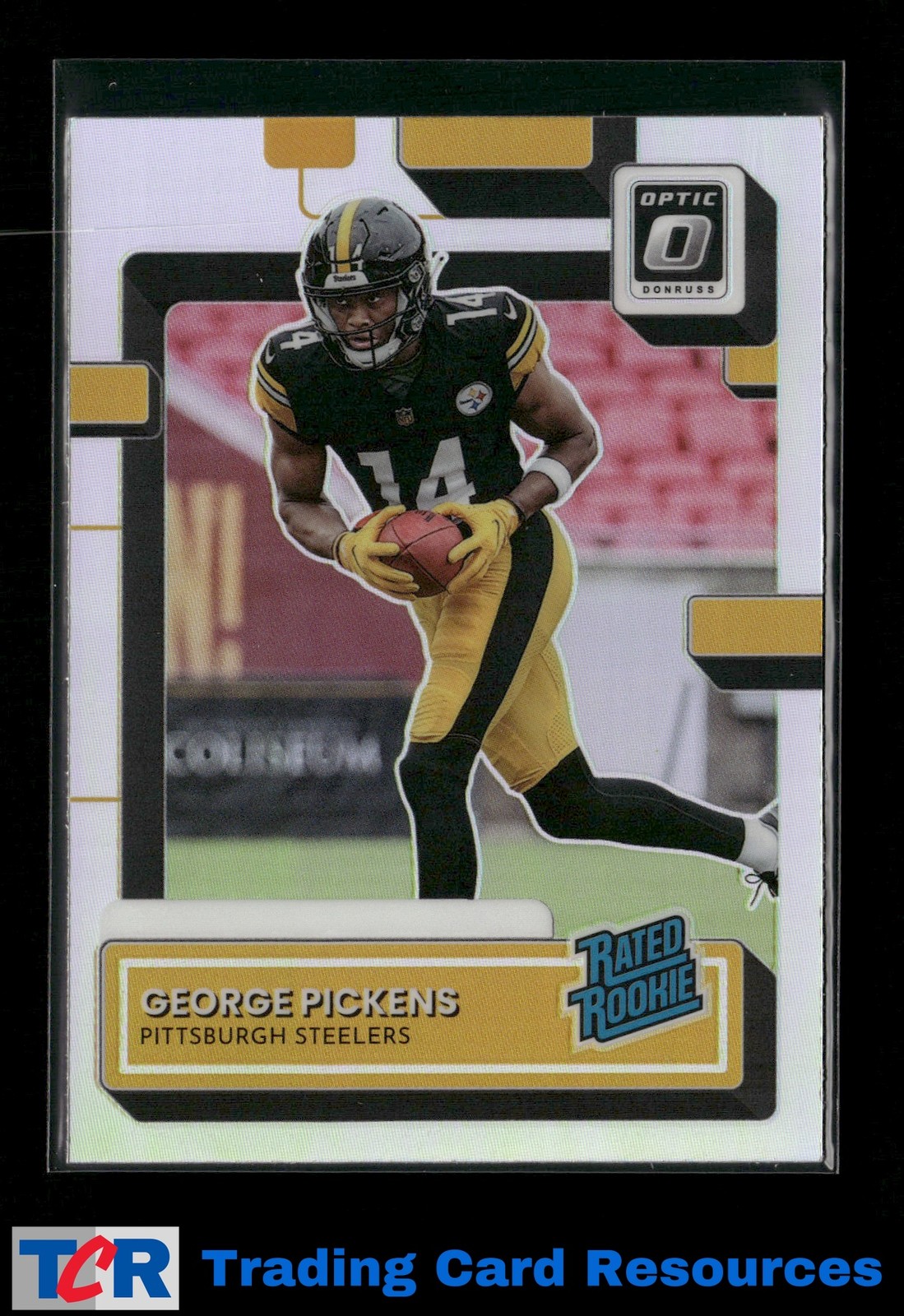 2022 Donruss #P-323 George Pickens Optic Rated Rookies Preview Holo