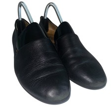Dansko Larisa Black Leather Slip On Loafer Comfort Minimal Workwear 39 8.5-9
