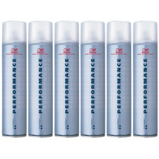 6 x Wella Performance Extra Strong Haarspray extra stark 500 ml