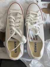NEW Unisex Converse Chuck Taylor All Star Classic Low Optical White - M5.5/W7.5