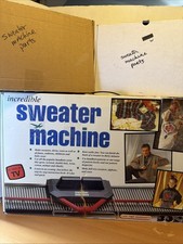 BOND INCREDIBLE SWEATER MACHINE W/ LOTS OF ACCESSORIES NEW OPEN BOX