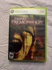 Deadly Premonition (Microsoft Xbox 360, 2010) Complete In Box Manual and Disc