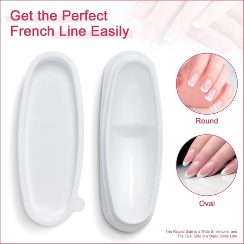 French Nail Dip Tray Dipping Powder Container Durable Extended Nail Molding Tool - Picture 4 of 7