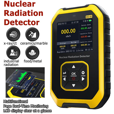 Portable Nuclear Radiation Detector GM Geiger Counter β/γ/X-Ray Dosimeter Meter