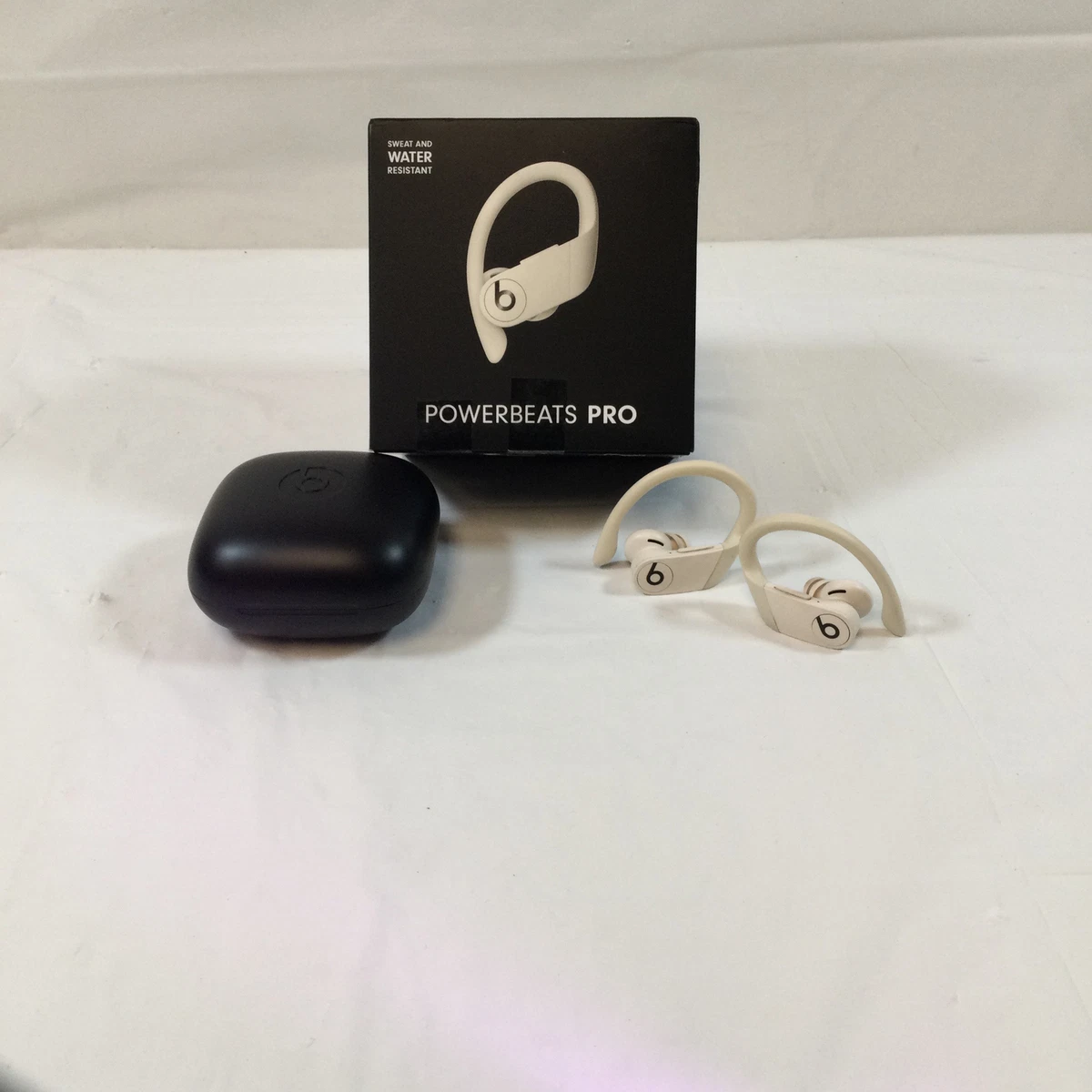 Beats by Dr. Dre Powerbeats Pro Ivory Wireless Bluetooth In Ear Earbuds Used