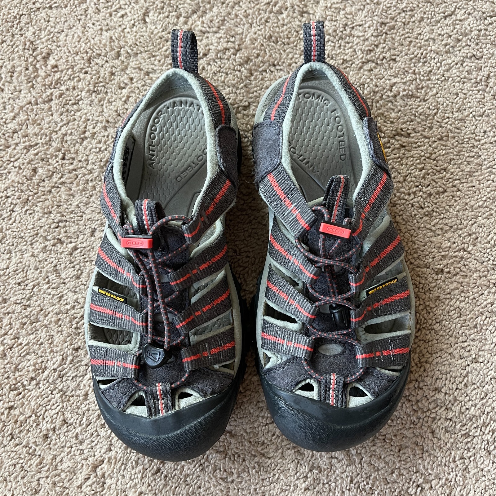 Sandali Keen donna 6 grigio rosa impermeabili viaggio outdoor escursionismo campeggio acqua