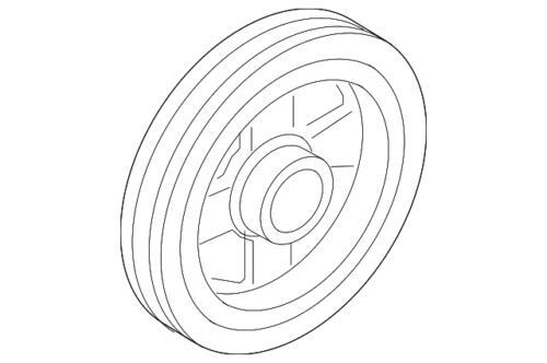 Polea de amortiguador para Hyundai (P/N 23124-2E000)