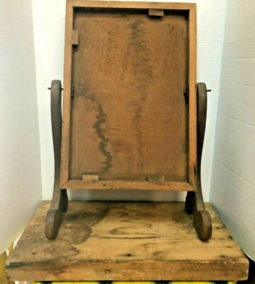 Antique Ship Mirror Box Cheval Mirror Project for restoration 