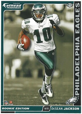 DESEAN JACKSON FATHEAD TRADEABLES PHILADELPHIA EAGLES CAL GOLDEN BEARS 2008 r12