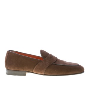 santoni penny loafers