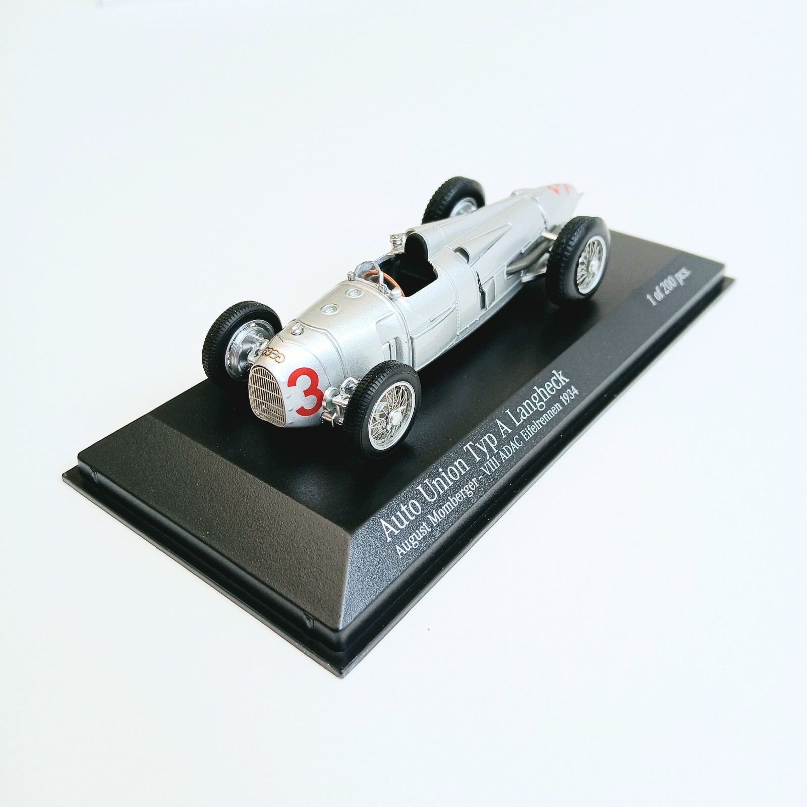 MiniChamps 1:43 Auto Union Typ A Langheck - August Momberger. 1 of 200.
