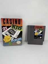 Casino Kid (Nintendo NES) Game Cartridge & Box Only Tested & Works