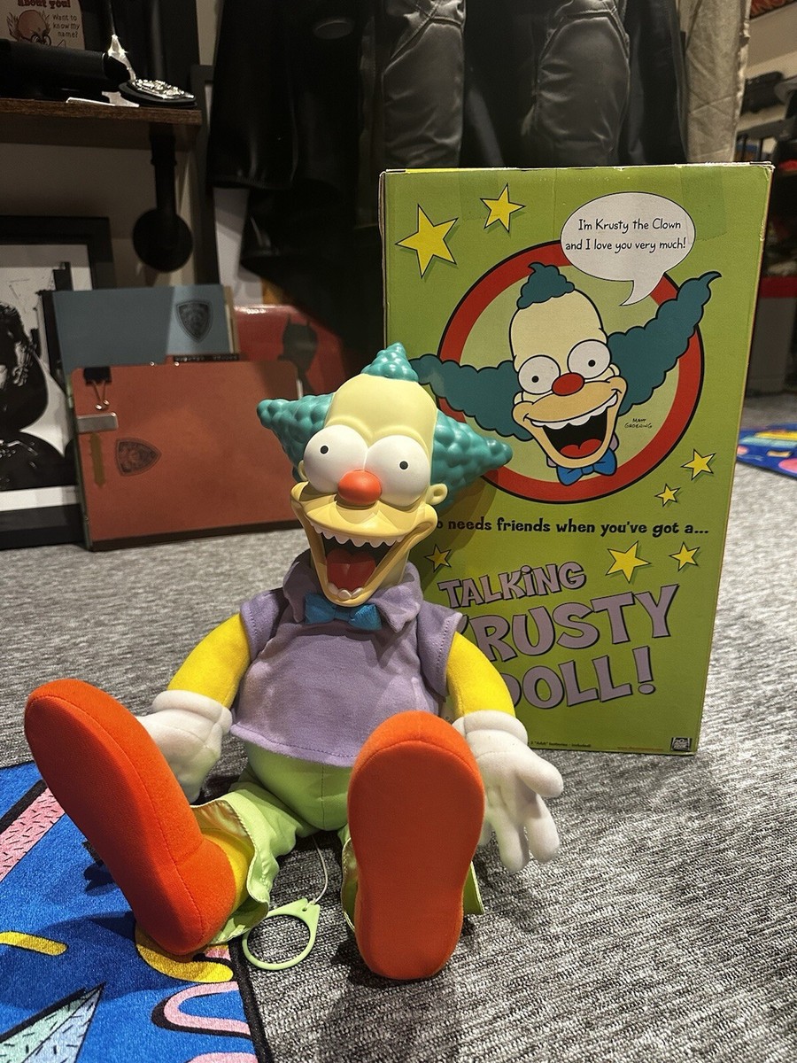 アメコミ THE SIMPSONS Talking KRUSTY Amazon.com: Disney The Simpsons Talking Krusty Doll Plush