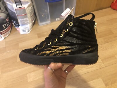 Superga Full Black Trainers 2950 Cotu Classic Canvas Plimsoll UK