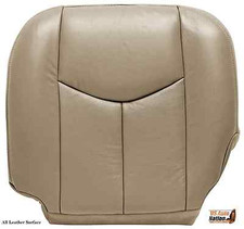 2003-2006 Fits Chevy Avalanche Silverado Driver Bottom Genuine Leather Cover Tan 2003-2006 Fits Chevy Avalanche Silverado Driver Bottom Genuine Leather Cover Tan
