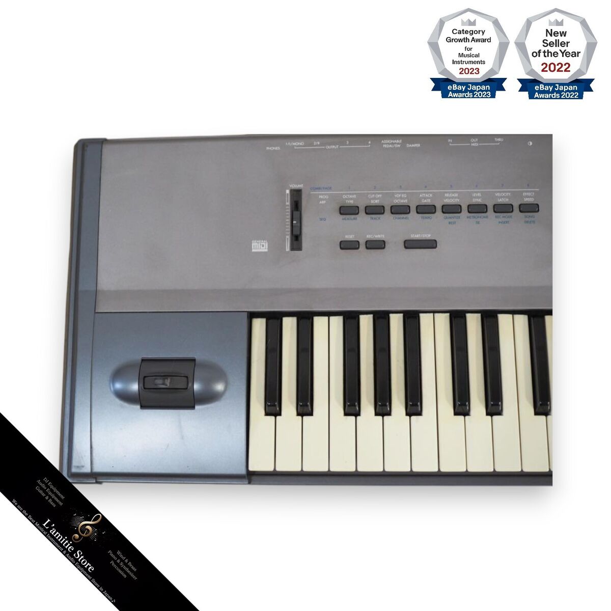 Korg N364 61-Key Keyboard Synthesizer N 364 Sound Output Korg N364 61-Key Keyboard Synthesizer N 364 Sound Output