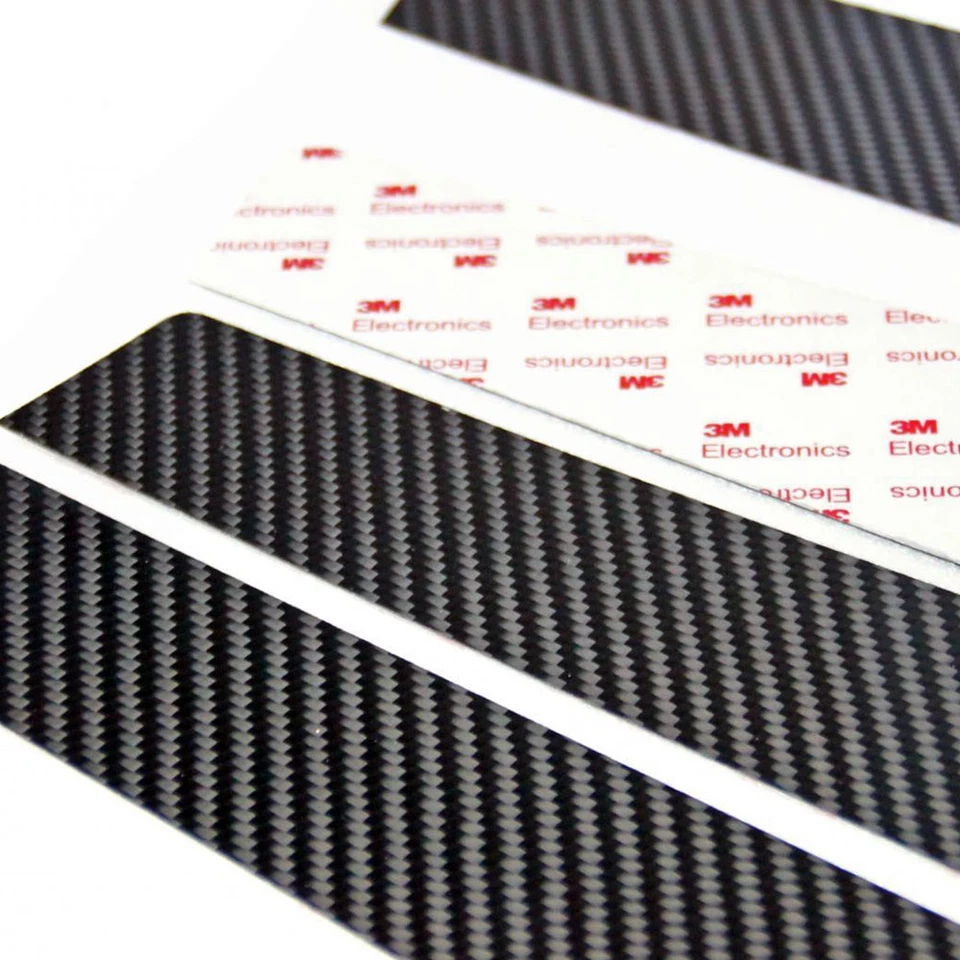 Máscara de pilar de puerta de carbono A B moldura de ventana para Subaru WRX STI 4 puertas sedán 2015-2021 Foto 2 de 4