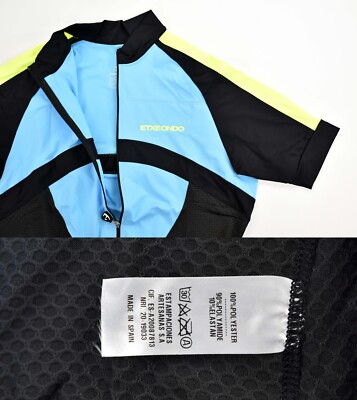 Etxeondo oin Cycling Jersey size:S blue/fluor | eBay