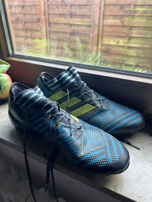 Adidas Nemeziz 17.1 AG Gr. 44 1/2 Blau Schwarz Kunstrasen  NP 250 