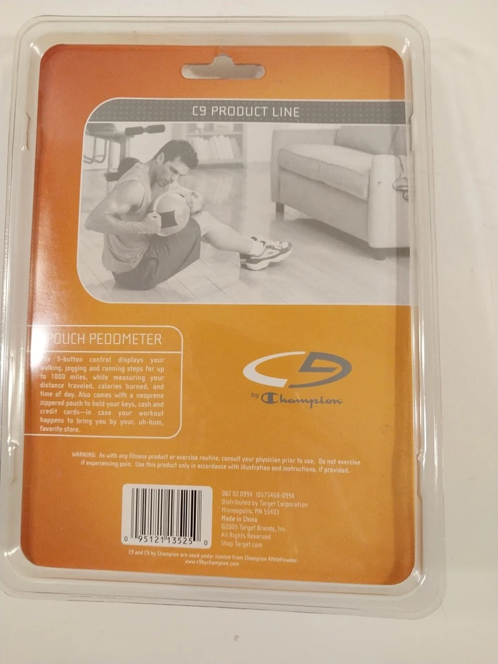 Champion C9 Bolsa Podómetro Caminar Correr Pasos Calorías Quemadas Distancia Viajar Foto 4 de 4