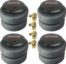 Airmaxxx 2500 Air Ride Bags 4 Pack 12 Hose Elbows Air Replacement Airmaxxx 2500 Air Ride Bags 4 Pack 12 Hose Elbows Air Replacement