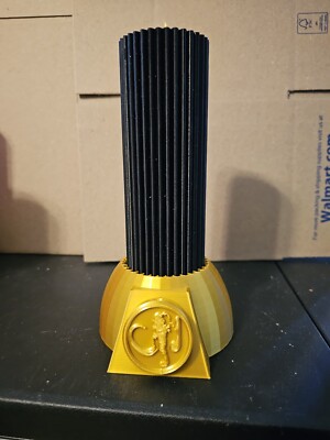 Power Rangers Black Candle Tea Light With Gold Base Prop Display