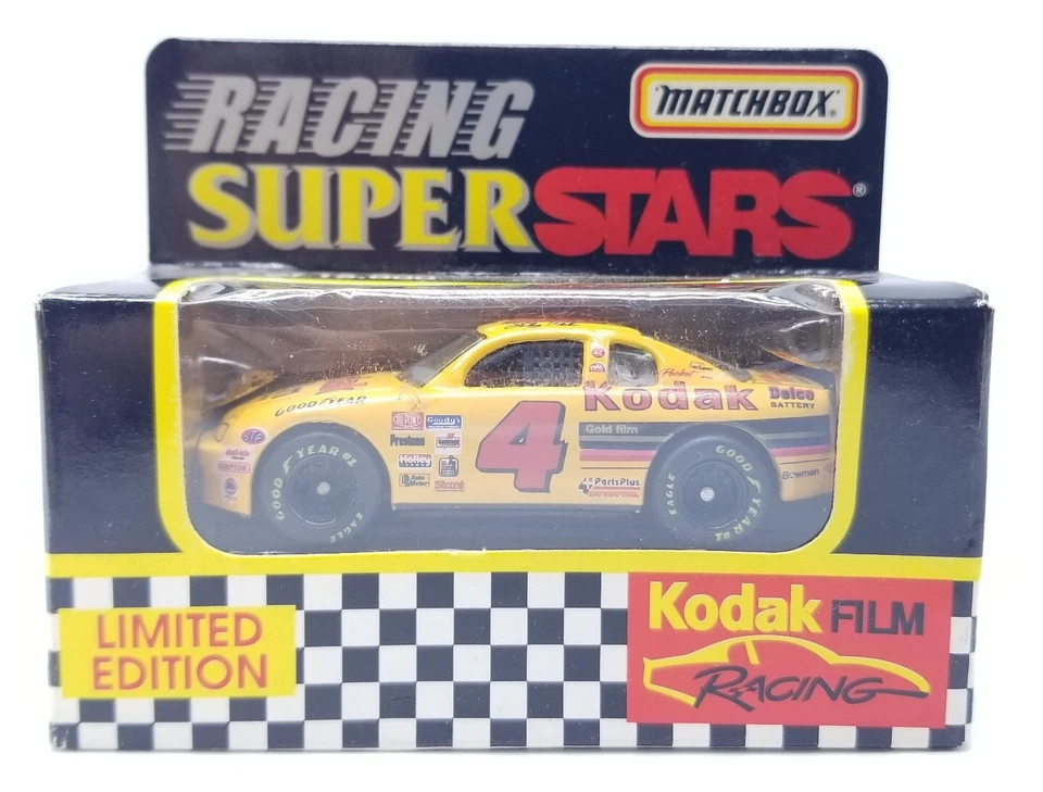 Matchbox 1996 Racing Super Stars STERLING MARLIN #4 Kodak Film Racing 1:64 новый из старых запасов - Изображение 2 из 4