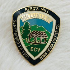 1991 E Clampus Vitus ECV Yerba Buena 1 Reeds Mill Valley Member Lapel Pin