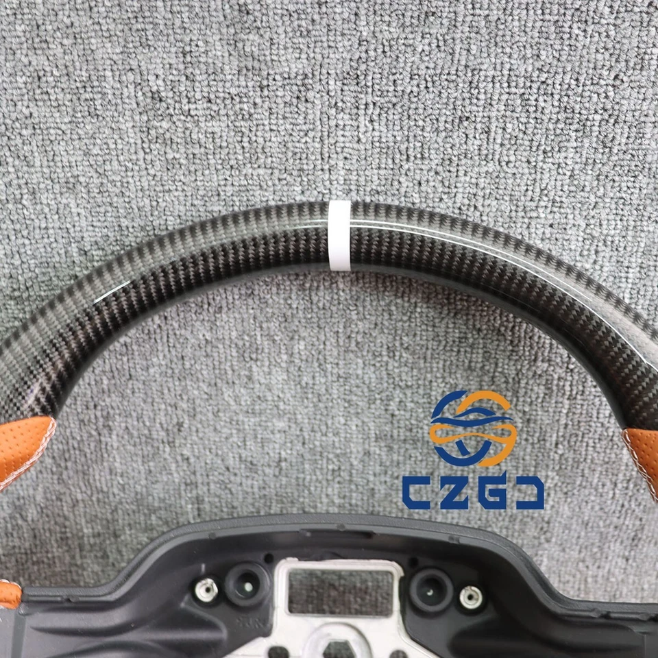 Genuine Carbon Fiber Steering Wheel Replacement for Ford F-150 Trucks 21+ - Image 2 of 4