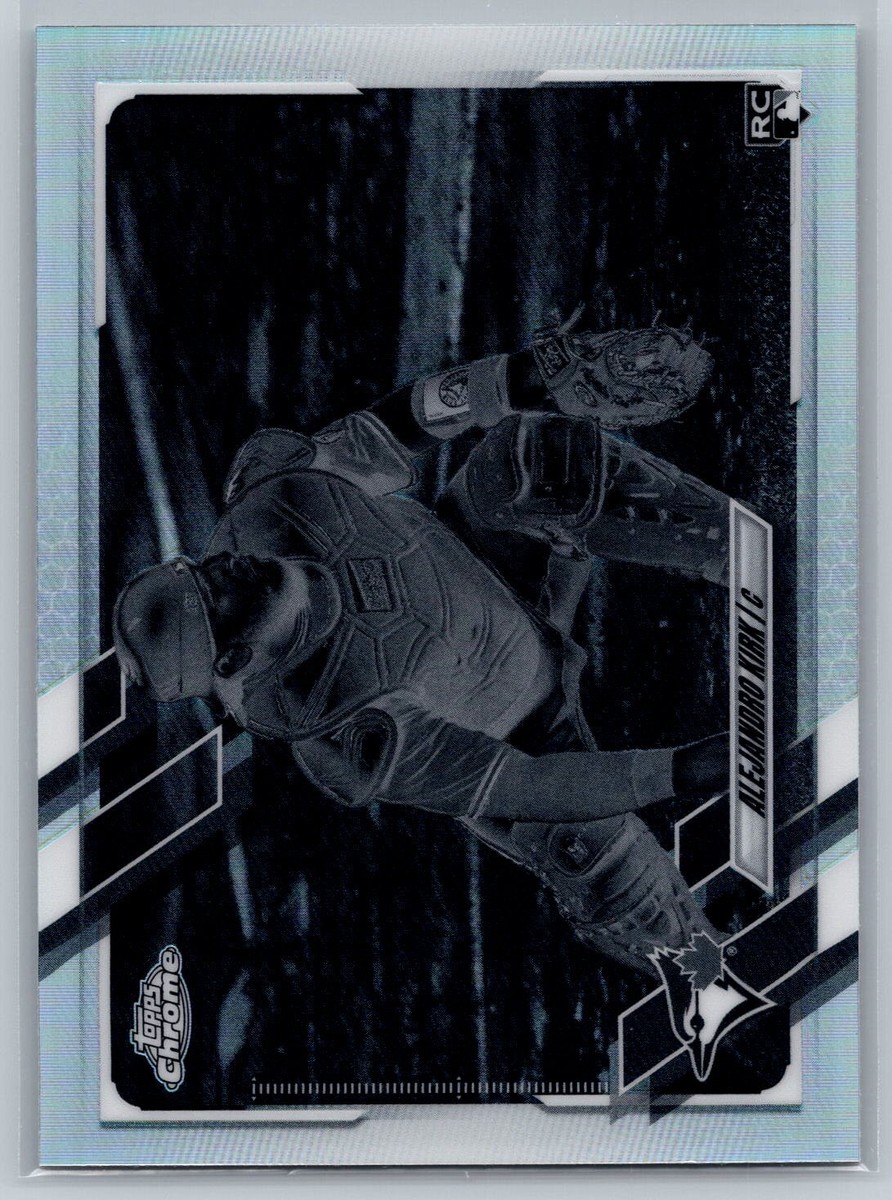 Akikoページ 2021 Topps Chrome #71 Alejandro Kirk Negative Refractor Toronto