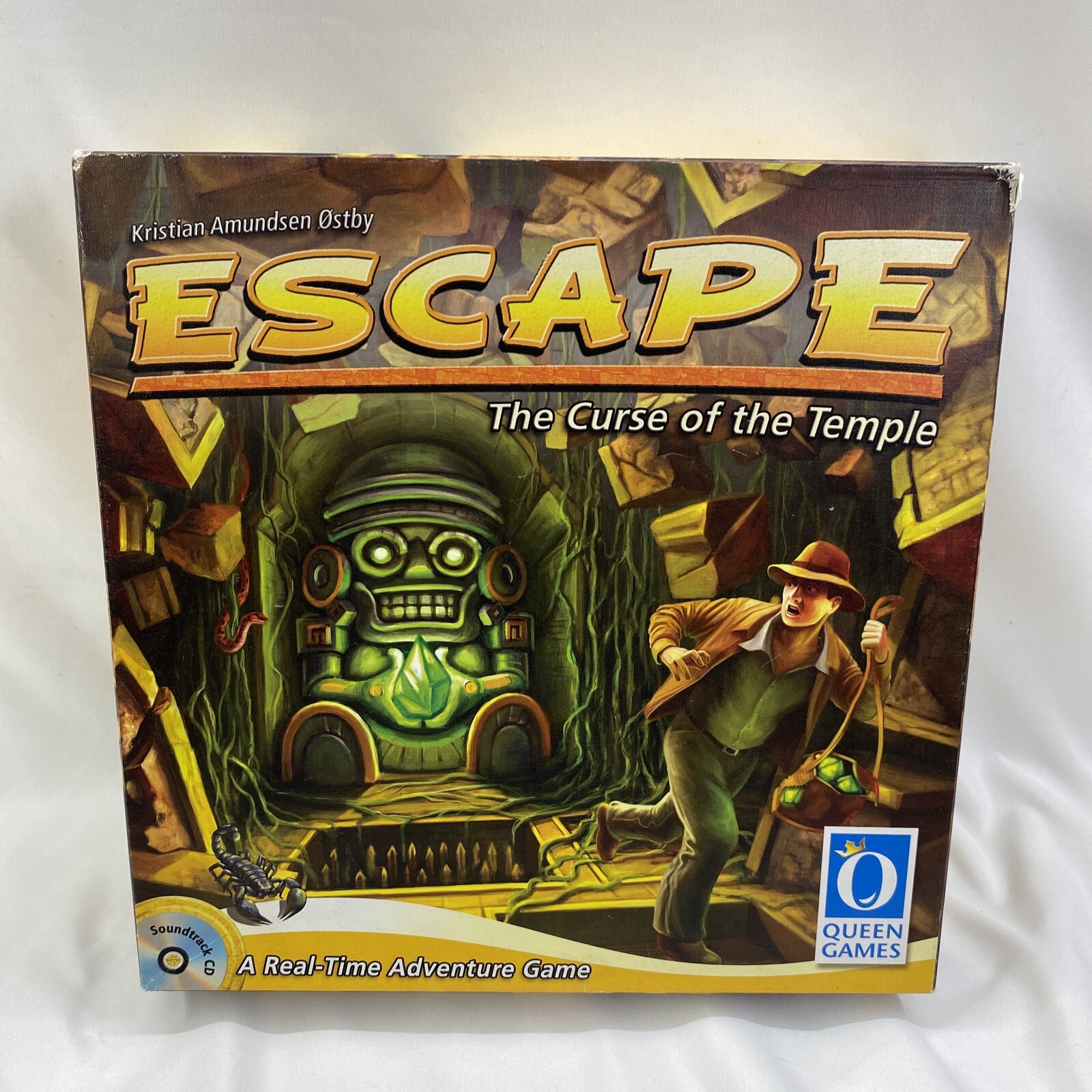 ESCAPE CURSE OF THE TEMPLE Real Time Adventure Game Queen Games 99% COMPLETE