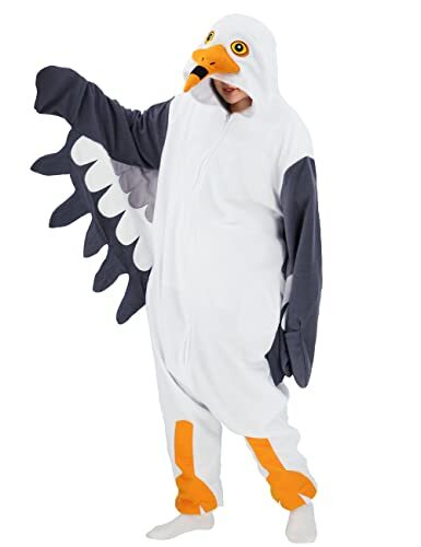 Adult Animal Bird One Piece Pajamas Animal Cosplay Halloween