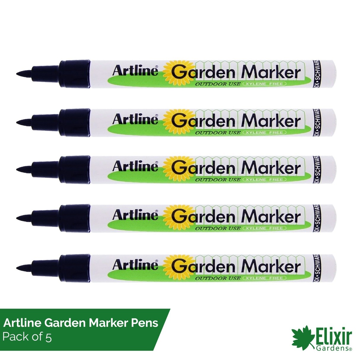 Artline Garden Marker Pens for plant labelling x