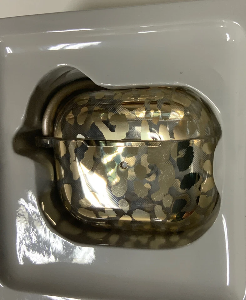 🧷 FUNDA HEYDAY EARBUD SILICONA PARA AIRPODS 3ª Generación, CLARO/DORADO🆕 Foto 2 de 2